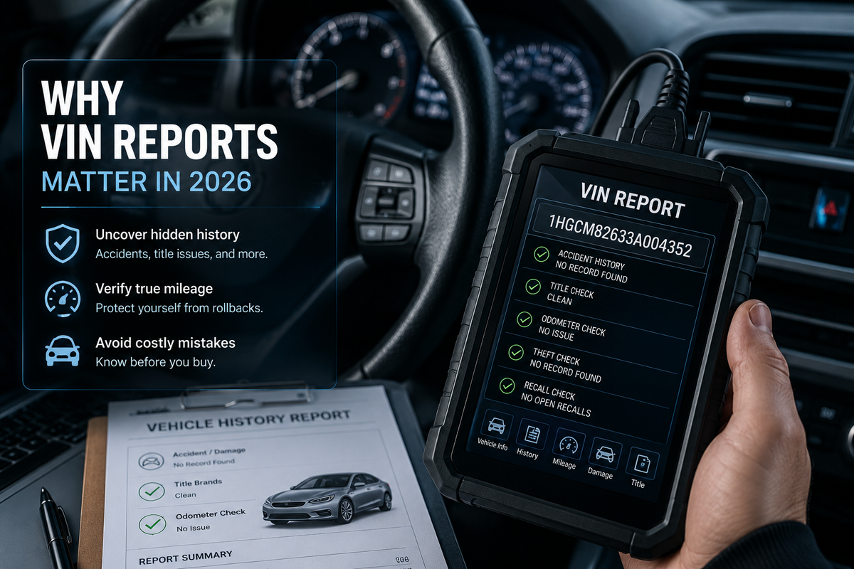 Why VIN Reports Matter in 2026