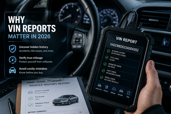 Why VIN Reports Matter in 2026